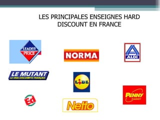 LES PRINCIPALES ENSEIGNES HARD DISCOUNT EN FRANCE 
