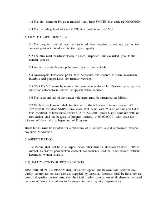 distribution letter
