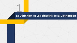 1
La Définition et Les objectifs de la Distribution
 