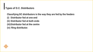 Dc's Distributor Distribution AND TYPES , SCIENCE FOR ENGG | PDF
