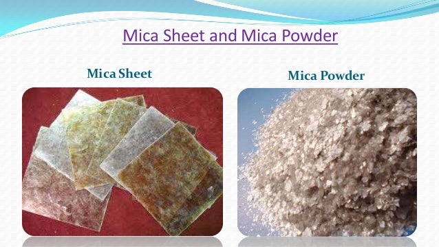 Distribution and states of mica in india