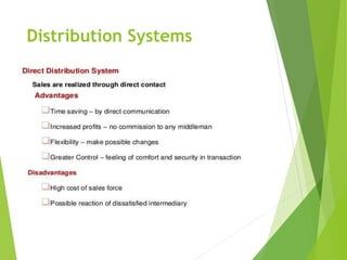 Distribution Systems
 