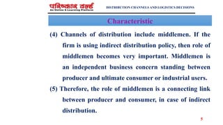 Comprehensive Guide to Distribution Channels and Logistics Decisions in ...