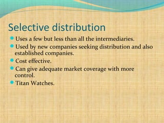 Selective Distribution Images Distribution intensity final | PPT