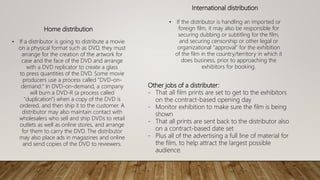 Distribution in the film industry | PPTX