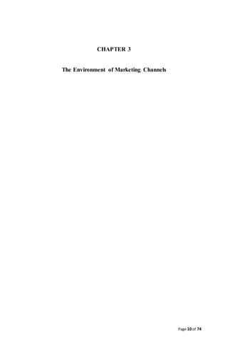 Page 10 of 74
CHAPTER 3
The Environment of Marketing Channels
 