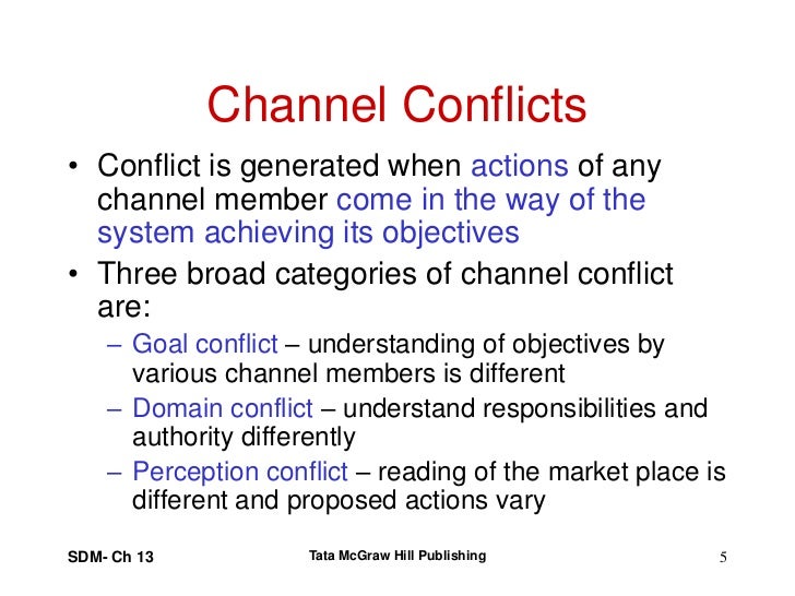 Distribution managment channel_conflicts