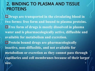 Distribution of Drugs and factors effecting | PPTX