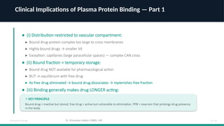 Pharmacological Principles of Drug Distribution and Dynamics | PPTX