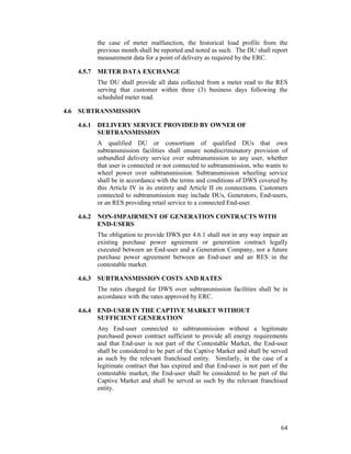 Distribution services and access rules doe | PDF