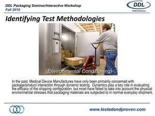 Distribution Simulation and Transportation Testing - What is the ...