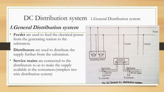 DC Distribution system 1.General Distribution system
2. D.C Three wire system1.General Distribution system
• Feeder are us...