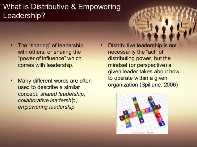 Distributive leadership (June 2013) (2)