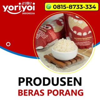 Pemasok Beras Shirataki Makassar, Hub 0815-8733-334