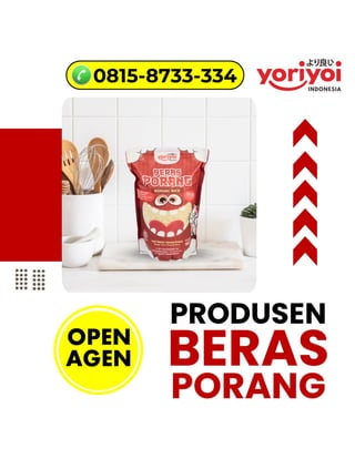 Pemasok Beras Konjac Yogyakarta, Hub 0815-8733-334