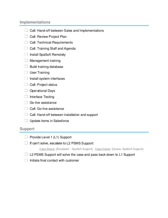 Software Distributor check list for onboarding