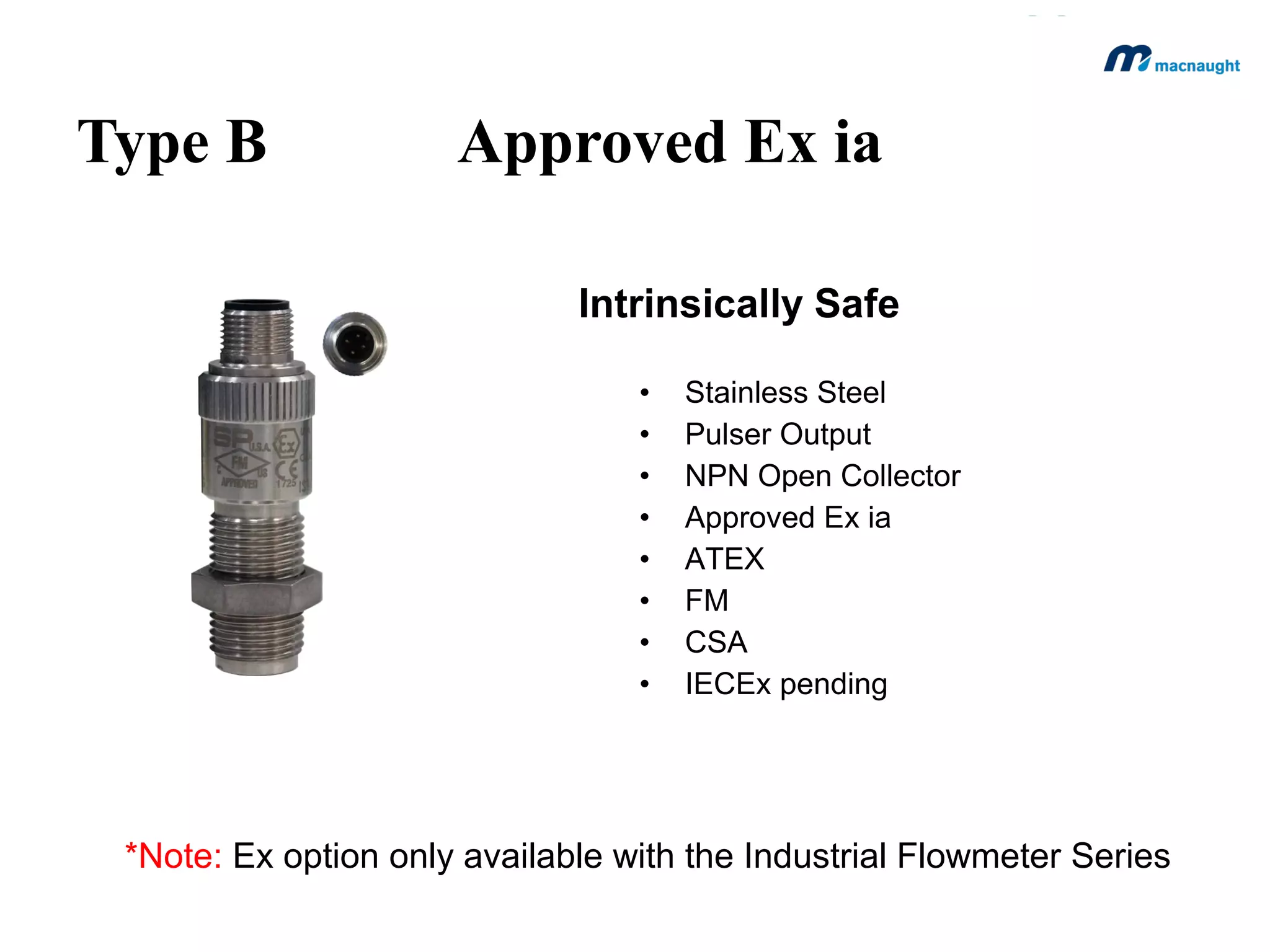 MX25F-1SA
F
Breakdown of the part numbering system
MX … Flowmeter Series
25 … Size and Flow Range
F

… Industry Type or Family

Part Number

 