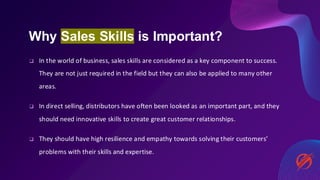Essential Sales Skills for Success in Direct Selling Today | PDF