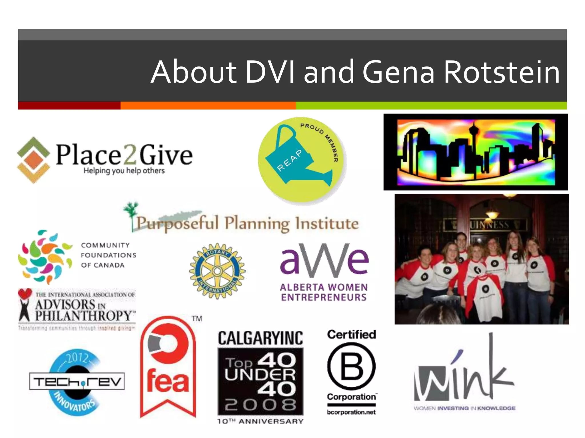 About DVI and Gena Rotstein
 