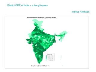 District GDP of India – a few glimpses Indicus  Analytics 