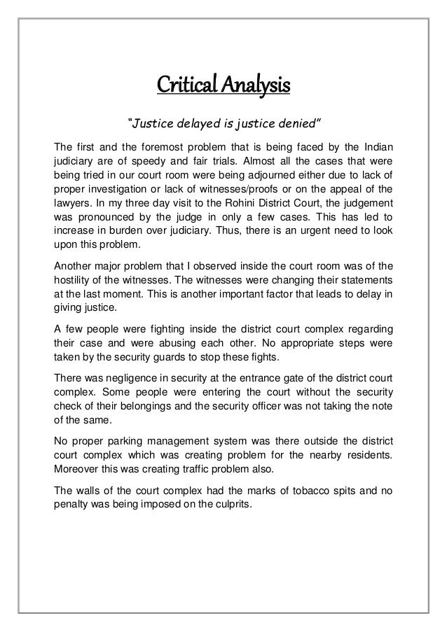 visit court court report District court visit report 1 lok nayak jayaprakash narayan national institute of criminology and forensic science government of india (ministry of home affairs) district court visit report submitted by: shankey verma course: ma (criminology) 1st semester. visit court court report District court visit report 1 lok nayak jayaprakash narayan national institute of criminology and forensic science government of india (ministry of home affairs) district court visit report submitted by: shankey verma course: ma (criminology) 1st semester.