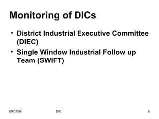 District Industrial Centre | PPT