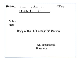 U.o Note DISTRICT OFFICE MANUAL (DOM) Kerala Revenue offices James Joseph ...