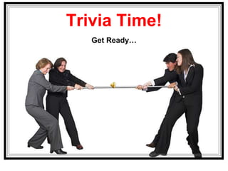 Trivia Time!
Get Ready…
 