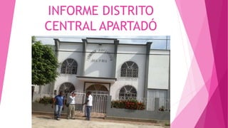 INFORME DISTRITO
CENTRAL APARTADÓ
 