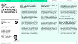 Por que a Clara escolheu vir para o
Brasil? E como funciona o processo de
escolha de um destino para expansão
internacional?
A vinda para o Brasil foi uma decisão
que nasceu junto com a empresa. Na
verdade, o planejamento começou an-
tes mesmo da nossa operação no Mé-
xico ter início. Isso porque o brasileiro
já está acostumado com novas tecnolo-
gias, principalmente as das fintechs. O
mercado é ideal para propor inovações e
aprender com os usuários.
No processo de escolha de um país de
destino para expansão existem diversos
fatores a se considerar. Em outras star-
tups, eu e minha equipe avaliamos bas-
tante as características de todo o ecos-
sistema. Por exemplo: se você pretende
internacionalizar uma insurtech, precisa
dar prioridade a mercados com players
com perfil similar ao do país sede da
startup. Também precisa analisar políti-
cas de contratação, leis regulatórias etc.
Quais são as dificuldades de ingressar
no mercado brasileiro? O idioma é de
fato um empecilho?
Obviamente, é mais fácil quando lida-
mos com pessoas que falam a mesma
língua. Na América Latina, o único “grin-
go” é o brasileiro. No entanto, eu não
considero o idioma um fator tão impe-
ditivo, principalmente se você está pen-
sando em adaptar o seu produto e co-
municação. Hoje, temos muitas formas
de superar essa barreira de modo eco-
nômico e rápido.
Em termos de alinhamento de culturas
de trabalho, eu acredito que exista di-
ficuldade em expandir para qualquer
país. As diferenças vão desde como co-
meçar uma reunião, entender as forma-
lidades e hierarquias, até descobrir os
termos usados pelo pessoal de recursos
humanos em cada região.
O desafio de expandir para o Brasil é
que você precisa se diferenciar. Existem
tantos talentos no país e empresas con-
centradas em resolver problemas, que
os times de fora devem estar bem pre-
parados e com foco na região para não
ficar atrás dos players locais. A Clara se
preparou bastante nesse sentido: eu
passei um ano inteiro sozinho no Brasil
organizando a operação da startup para
começarmos com força.
Qual o nível de independência das
operações de uma empresa em diferentes
países? Existem produtos que são lançados
apenas em uma região, para atender um
público com necessidades específicas?
Isso varia de empresa para empresa.
Existem algumas que apenas transferem
uma vertical comercial para um deter-
minado país, outras que dão autonomia
para a empresa se adaptar às práticas do
país estrangeiro, aumentando as respon-
sabilidades do atendimento, finanças,
RH etc. para os times de cada região.
LAYON COSTA
GENERAL  MANAGER  -  BRASIL
CLARA
Fundada em 2020 no
México, a Clara é uma
startup de finanças que
oferece uma plataforma
de controle de gastos
e cartões de crédito
corporativos. No final
de 2021, a fintech obteve
o título de unicórnio
com apenas um ano de
existência.
Visão
internacional
como estratégia
de crescimento
˿
INTRODUÇÃO DESTAQUES DO ECOSSISTEMA CONCLUSÃO
ESTATÍSTICAS TENDÊNCIAS
32
RETROSPECTIVA REPORT 2022
 