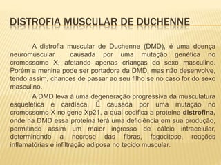 Distrofia muscular de duchenne | PPTX