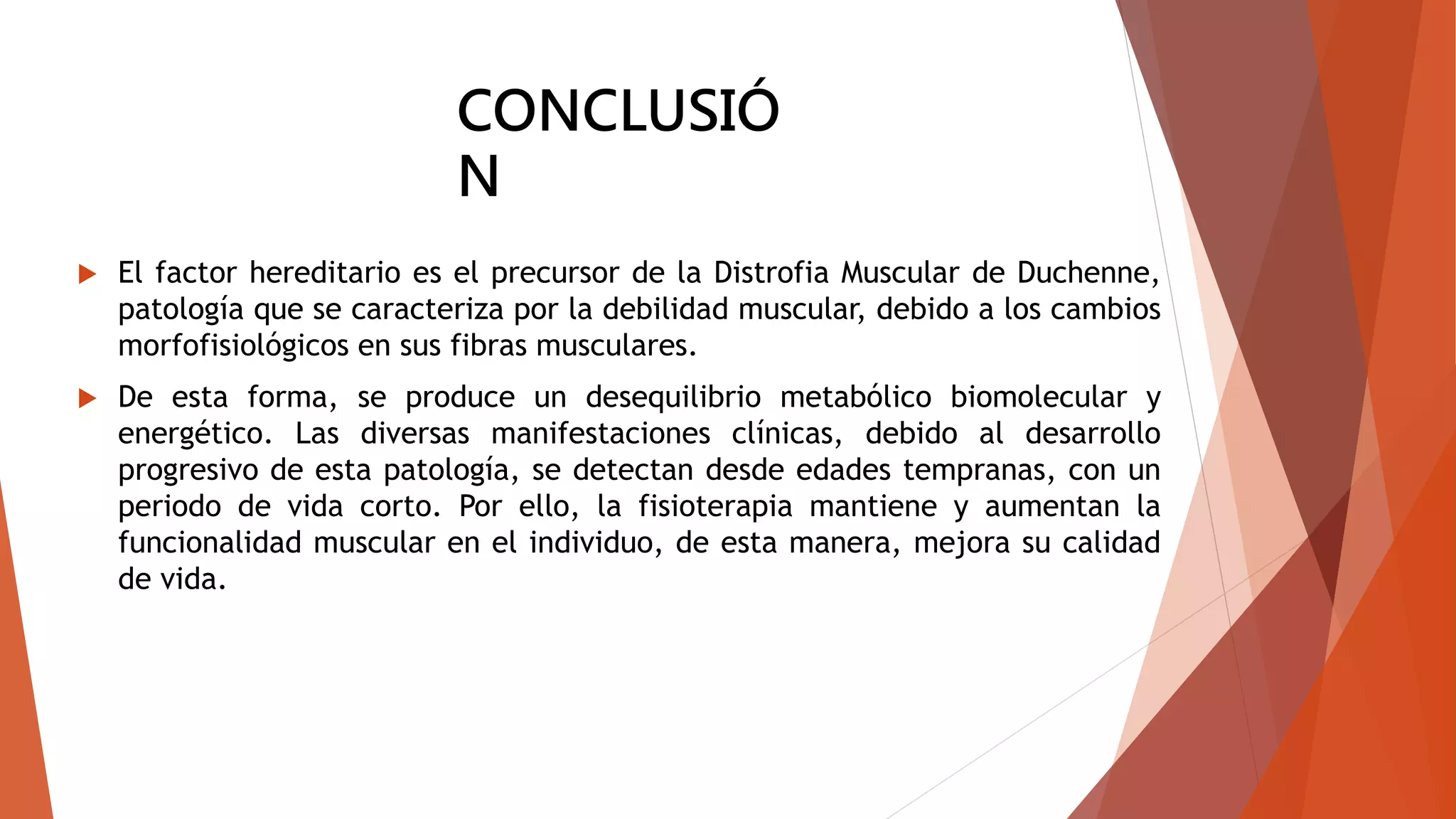 Distrofia muscular de duchenne | PPTX