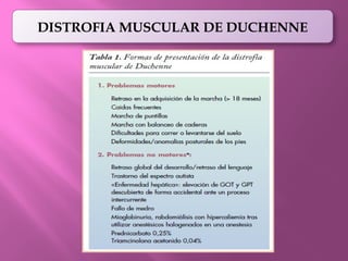 DISTROFIA MUSCULAR DE DUCHENNE EN PEDIATRIA | PPTX