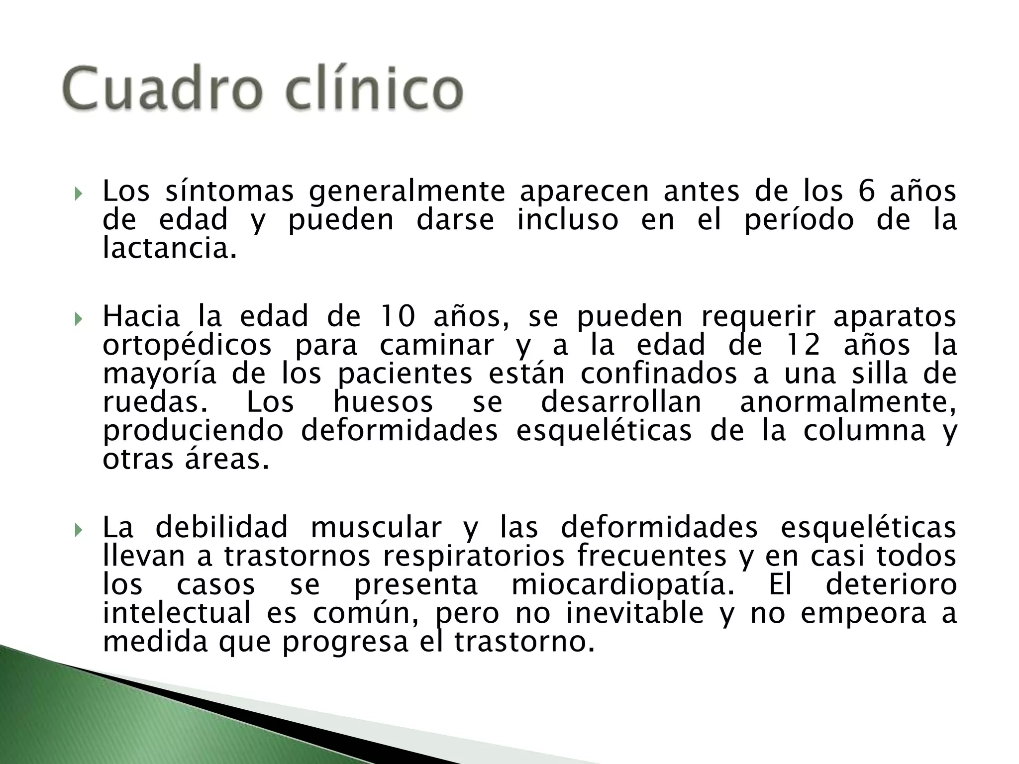 Distrofia Muscular de Duchenne (DMD) | PPTX