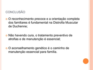 Distrofia Muscular de Duchenne – Revisão 2 | PPTX