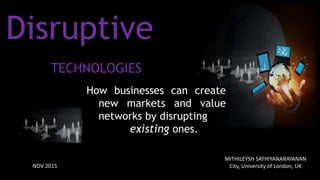 Disruptive Technologies | PPTX