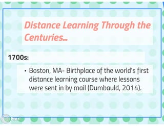 Distsnce Learning Prezi