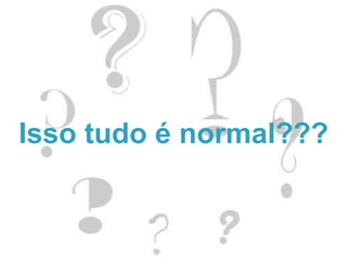 Isso tudo é normal???
 