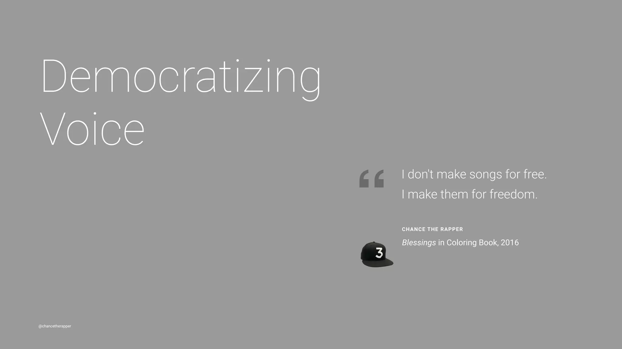 35@kpcb @a16z @benedictevans @shoobe01 @caniuse
Design is:
Attention to Detail, but
Context is Everything
Design is concerned with all the details that
make an experience something that is spectacular
and memorable. That said, these days it isn’t an
easy task to achieve given how devices can vary
and how browsers can interpret code in a variety
of unpredictable ways. But the greater context in
which these experiences come to be need to
be considered.
Using caniuse.com to see if a particular CSS descriptor works across browsers.
Variability in Browsers
How and whether people hold different device types, by Steven Hoober
Variability in Devices
11 14 51
15 52
53
54
56
57
58
59
10
10.1
TP
43
44
45
10.2 ALL 53 56
55 9.3 4.4.4
IE Edge Firefox Chrome Safari Opera
iOS
Safari
Opera
Mini
Android
Browser
Chrome
Android
Section 4: Shaping Voice
 