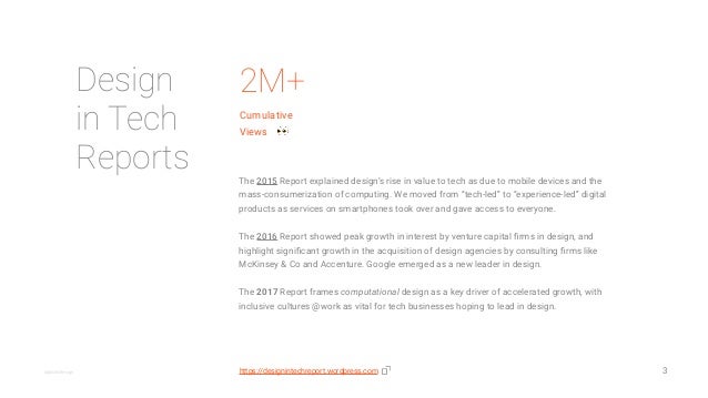 3 Design In Tech Reports