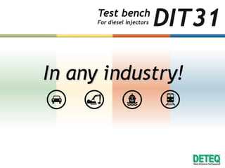 Dit31 - Test Bench for diesel injectors | PPS