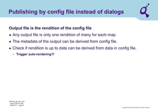 Copyright © Qimonda AG 2006. All rights reserved. 
Qimonda_ghk_rev111.pot 
Krause, QAG PD PDE 
2006-07-03 Page 32 
Algebra of sets for DITA (by G. Krause) 
filename rules 
structure specialization 
and generalization 
information 
typing 
on topic level 
information typing 
within topics 
indexing 
multiple 
reuse 
strategies 
hardware 
domain 
condition 
attributes 
with 
Boolean 
equations 
metadata 
attribute- 
based filtering 
attribute 
speciali- 
zation 
domain specialization 
in general 
map 
elements 
topic structure 
inline elements 
cross 
references 
provides some 
sample domains 
procedure topic 
Config file based 
rendering 
variable definition 
files  