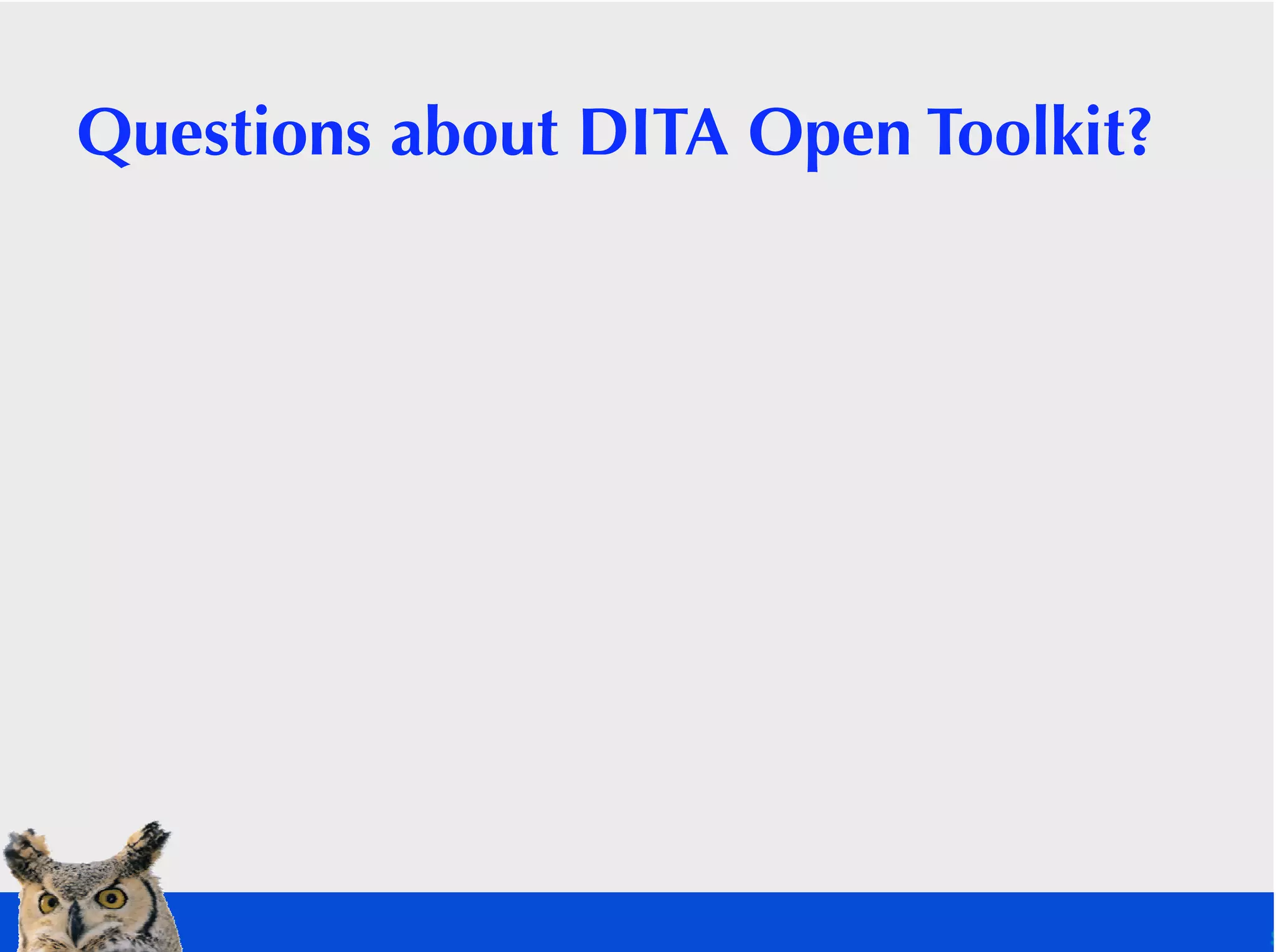 Demystifying DITA to PDF Publishing