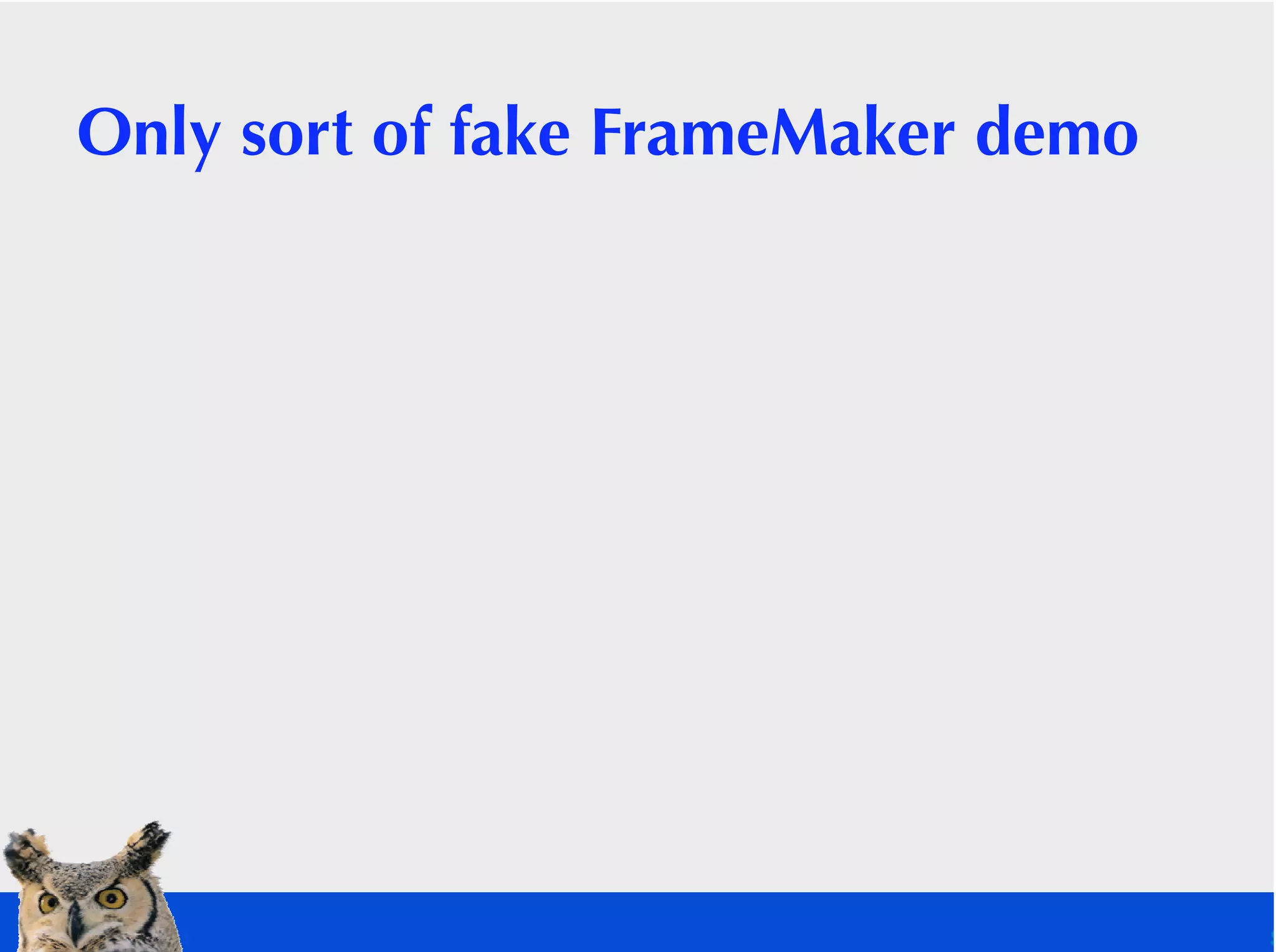 Demystifying DITA to PDF Publishing