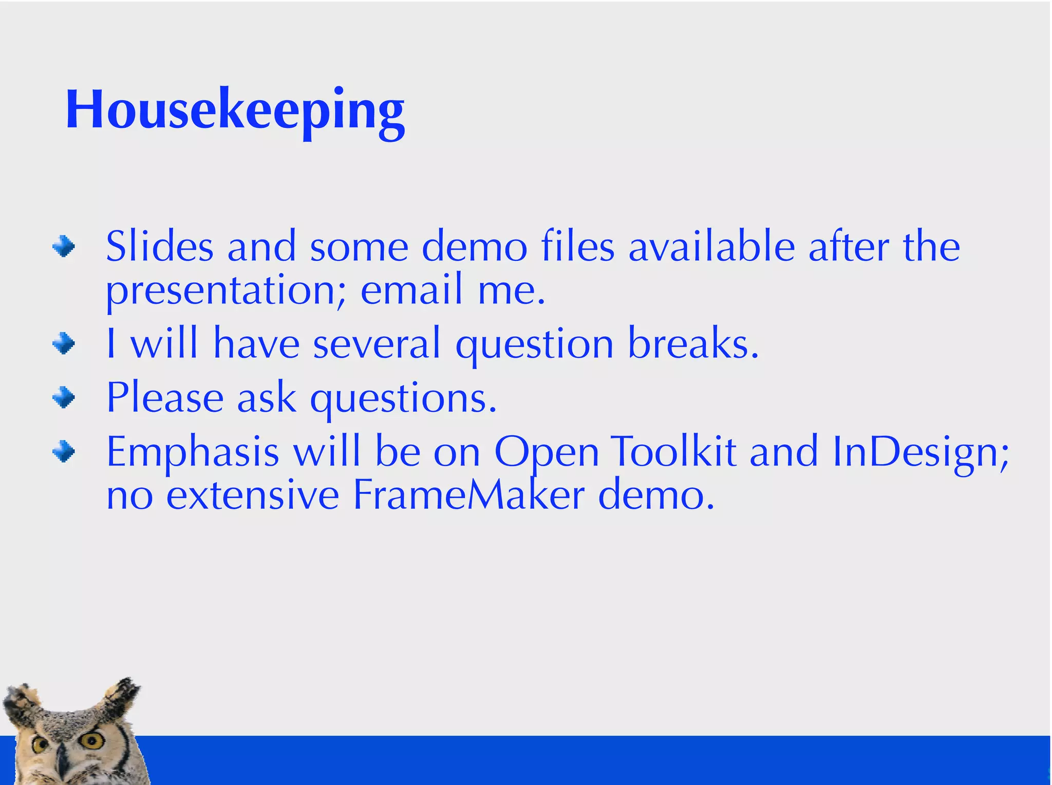 Demystifying DITA to PDF Publishing