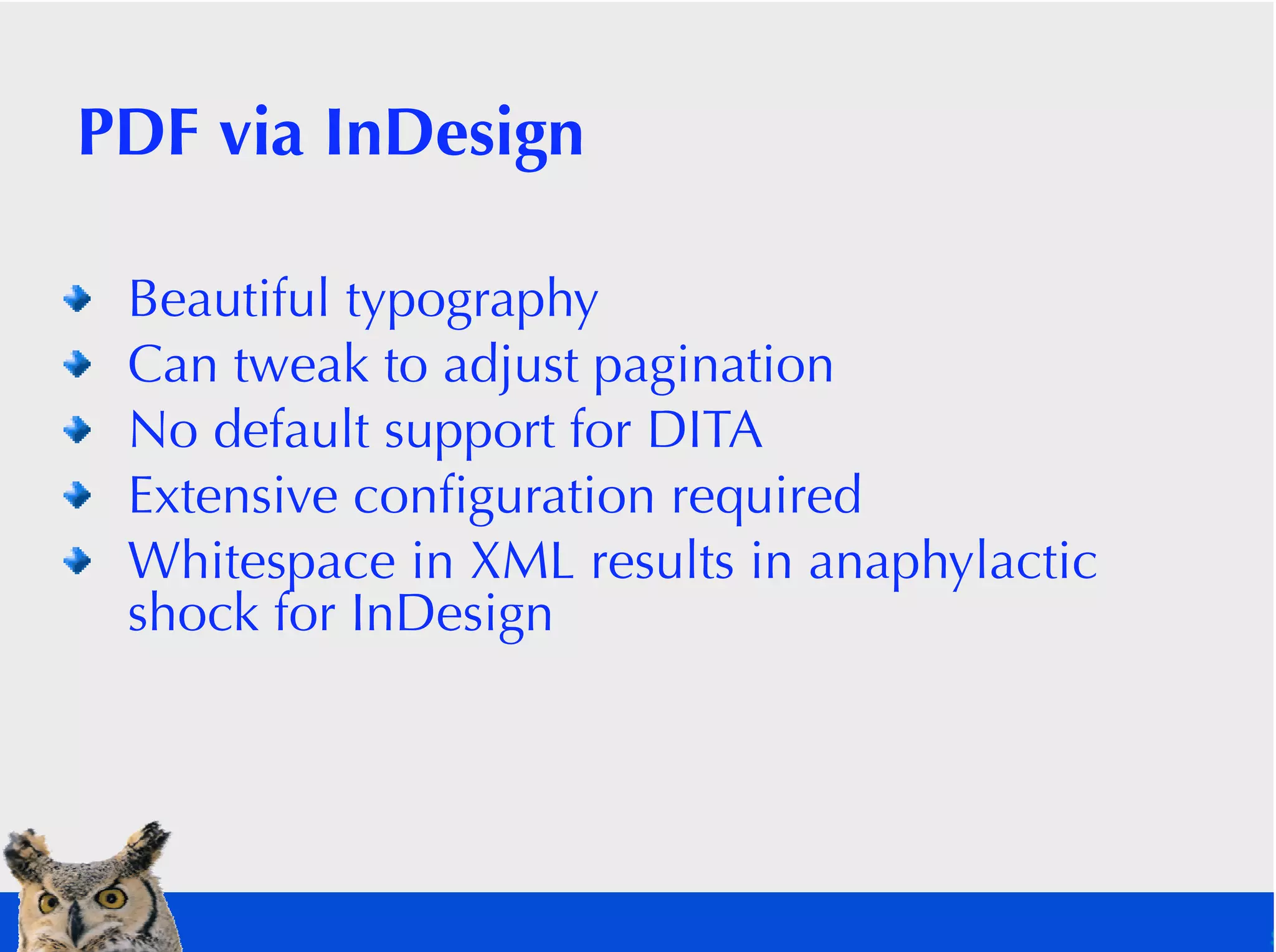 Demystifying DITA to PDF Publishing