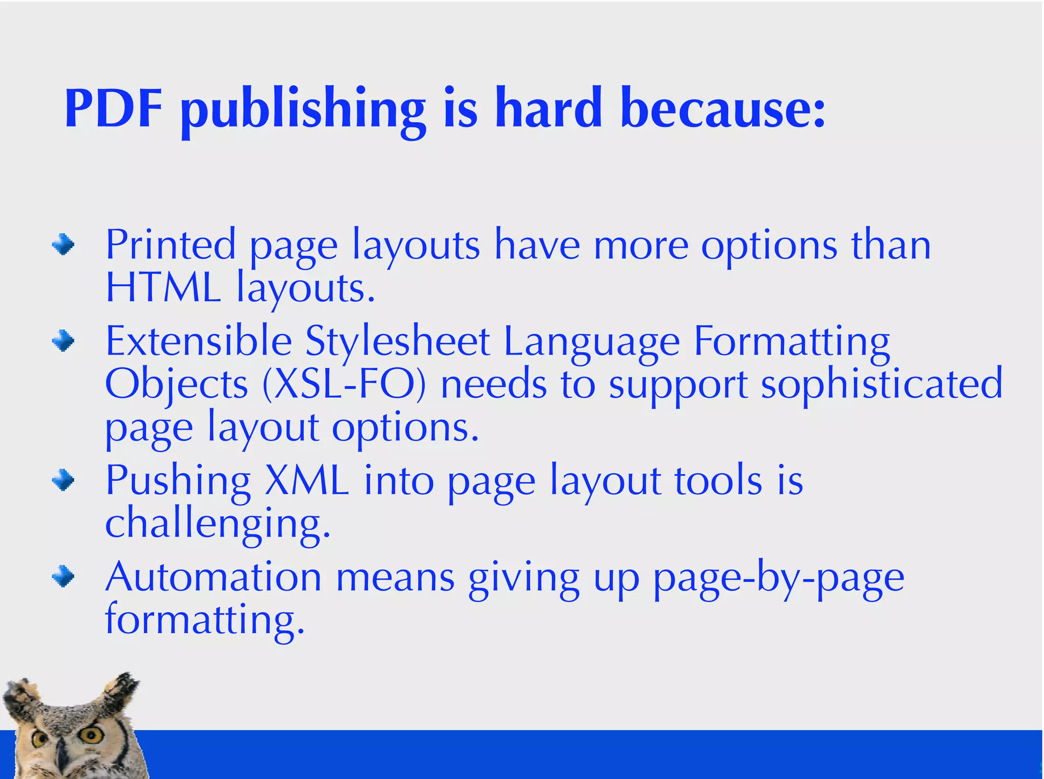 Demystifying DITA to PDF Publishing
