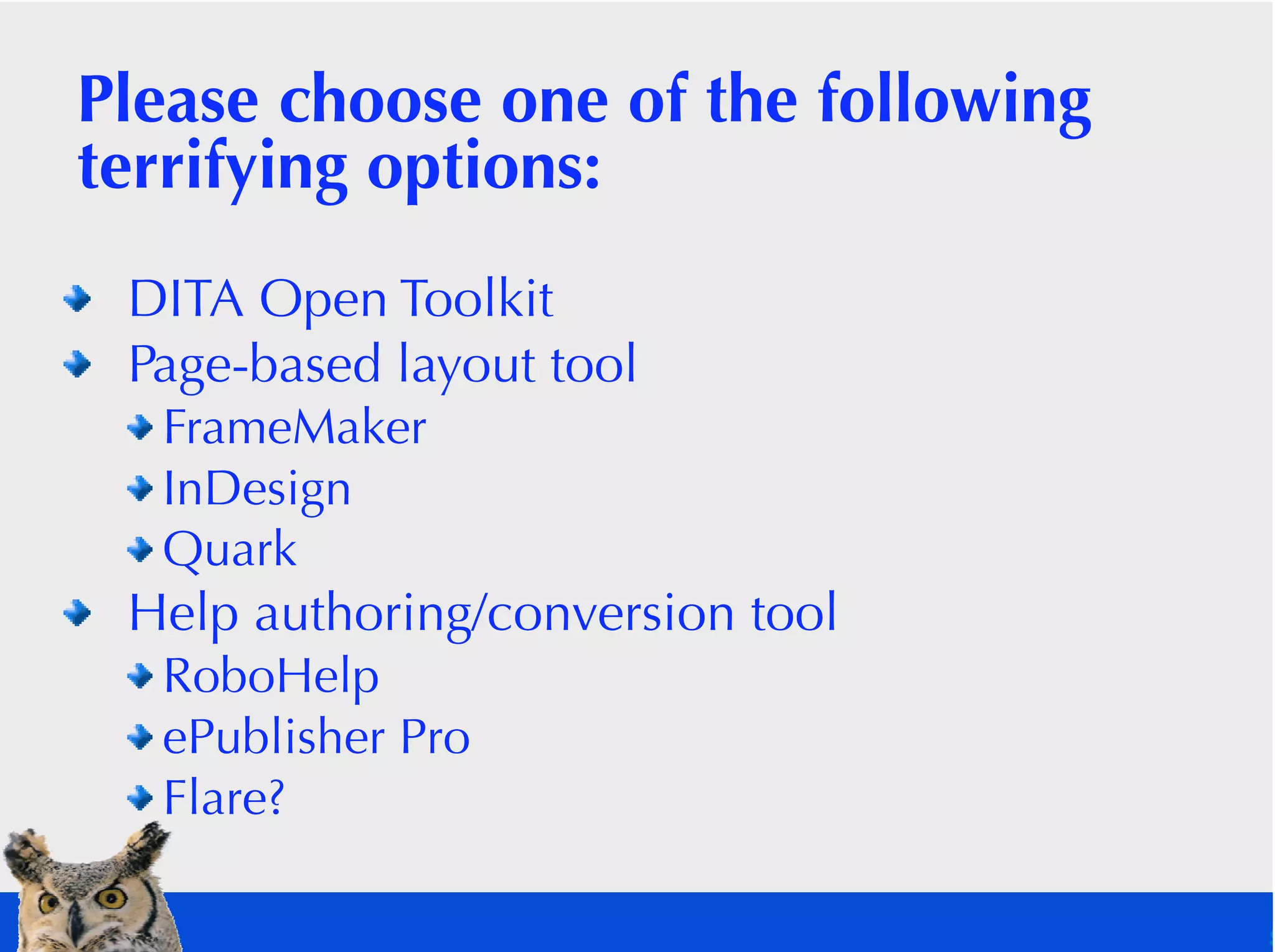 Demystifying DITA to PDF Publishing