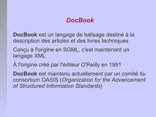 Les concepts fondamentaux de DITA
