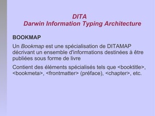 Les concepts fondamentaux de DITA